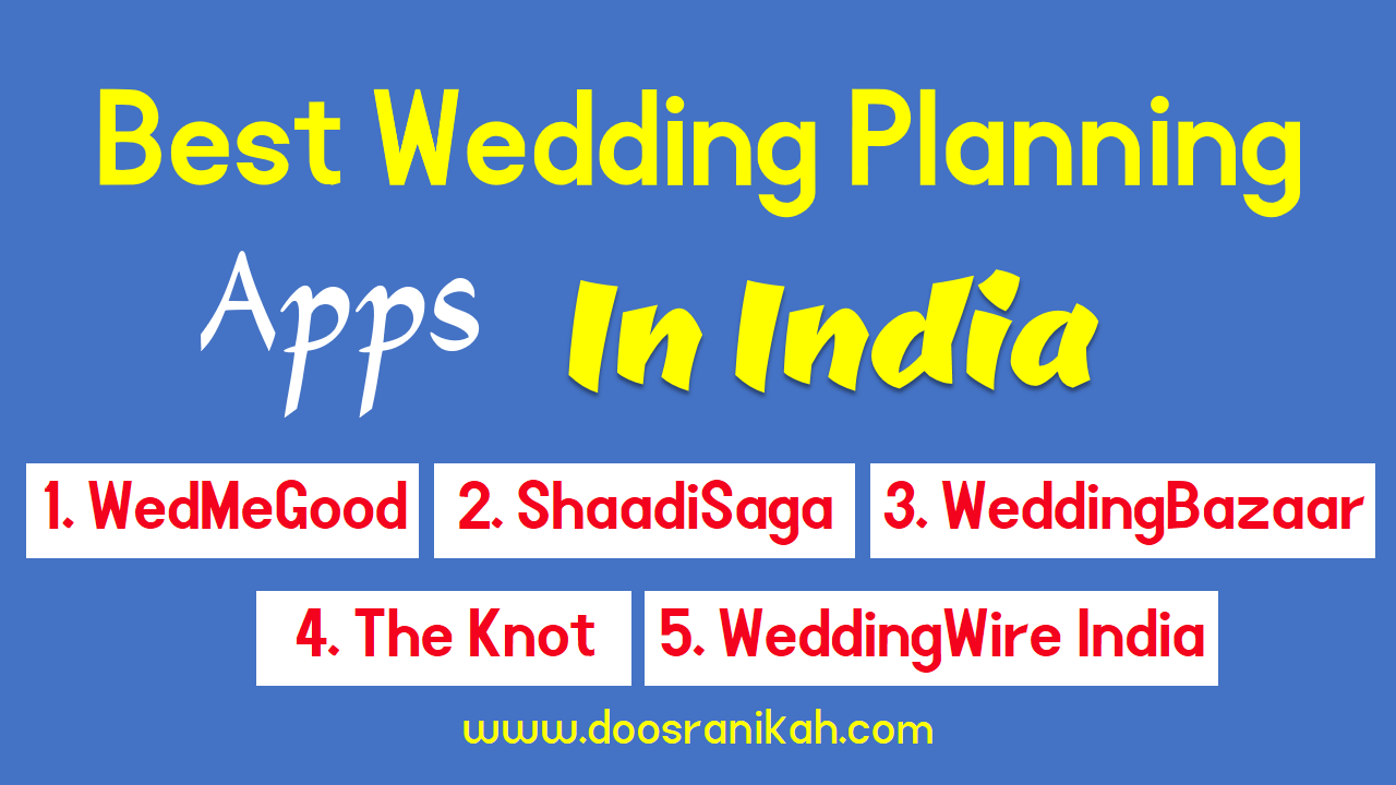 Best Wedding Planning Apps in India