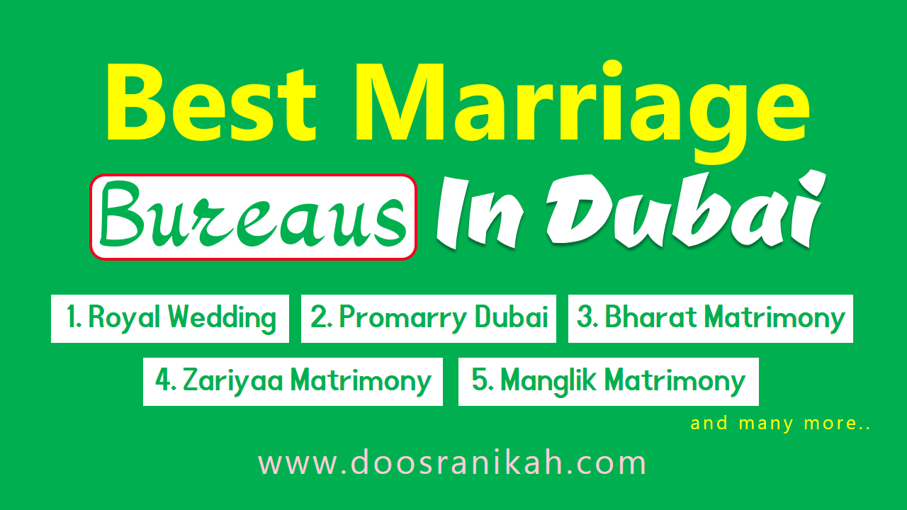 Dubai Marriage Bureaus List and Contact Information